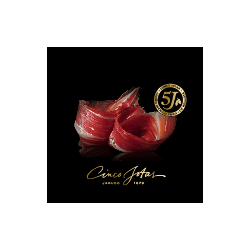 [ambon Ibérique 100%  Iberico de Bellota 5 Jotas en rosettes