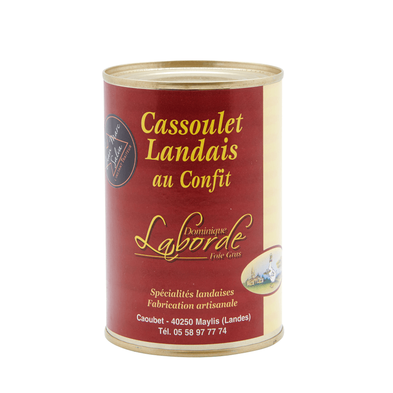 Boîte de Cassoulet Landais au confit de canard