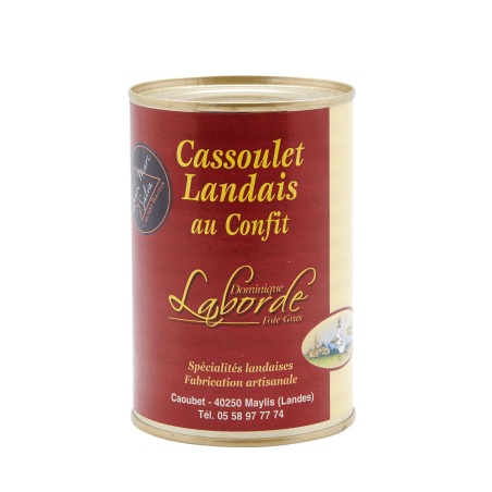 Boîte de Cassoulet Landais au confit de canard