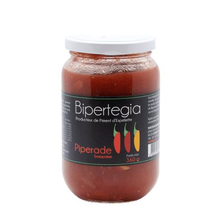 Bocal de Piperade basquaise au piment d'Espelette 360g