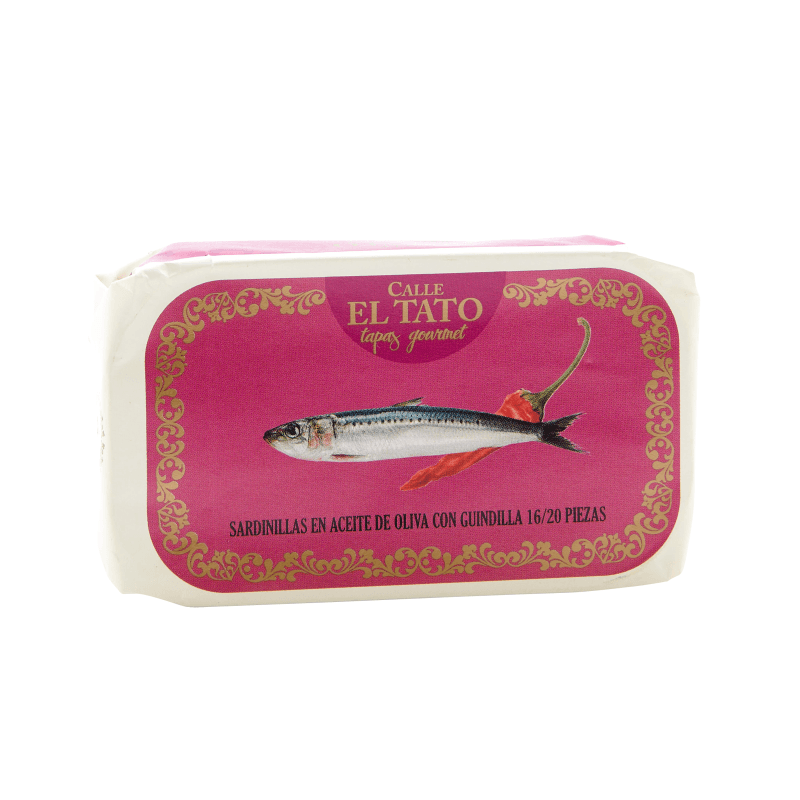 Sardines à l'huile d'olive et au piment El Tato