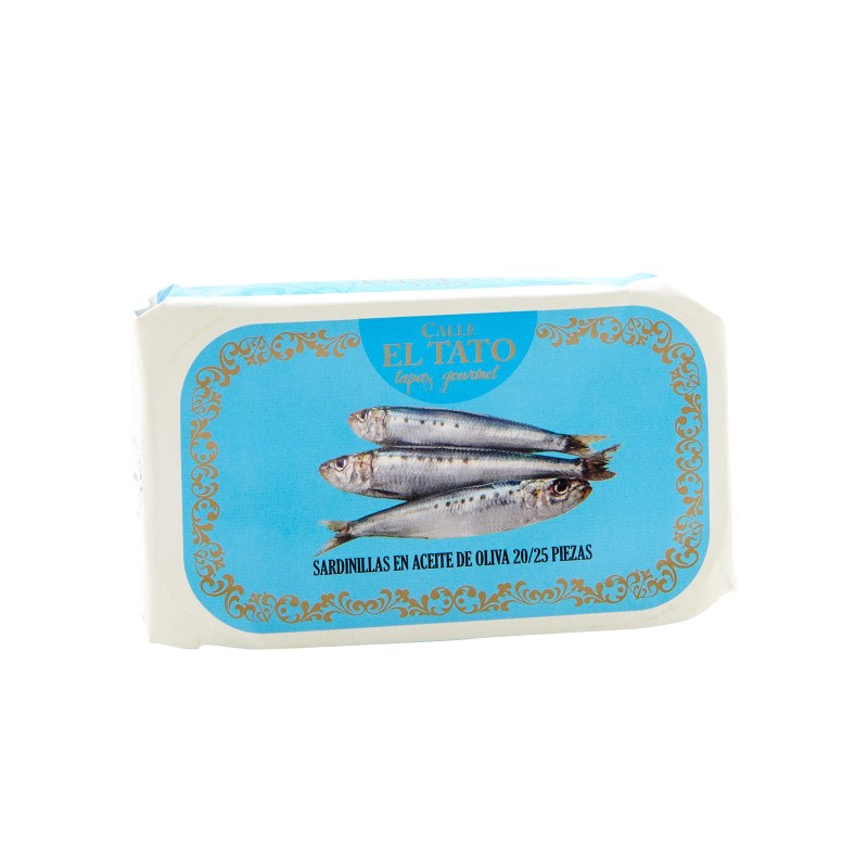 Petites sardines à l'huile d'olive El Tato 115gr