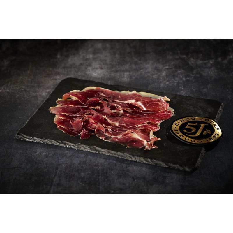 Jambon Ibérique 100% Iberico de Bellota 5 Jotas en tranches