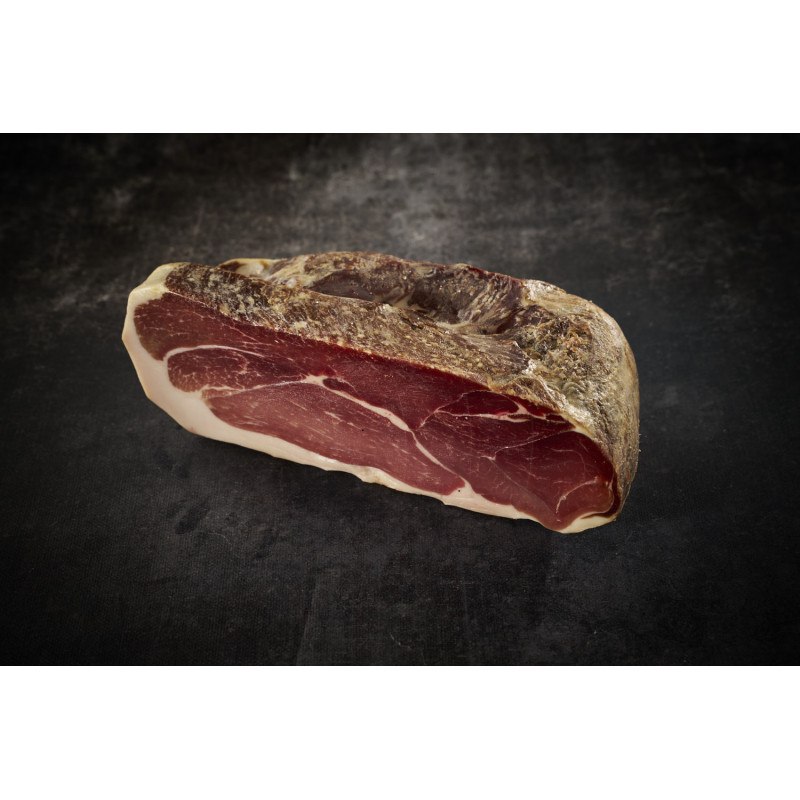 Quart Jambon de Bayonne désossé 1,3kg désossé sous vide 12 mois IGP