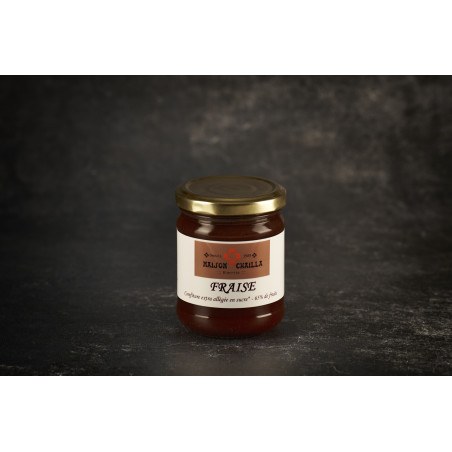 Pot de Confiture de fraises 200gr